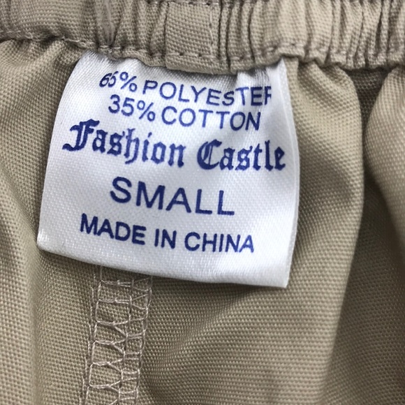 NEW Sm Tan Scrub Pants MedicalUniform Side Stripe - Picture 8 of 10